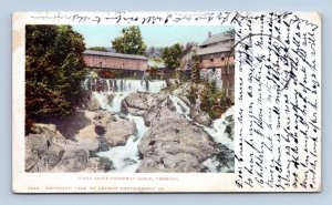 Bridge Above Brockway Gorge Vermont VT Detroit Publishing UDB Postcard P14