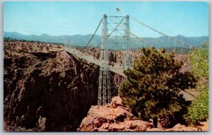 Vtg Canon City Colorado CO Royal Gorge Bridge 1960s View Postcard