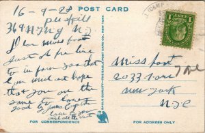 Vtg 1920s Post Exchange at State Camp Smith Peekskill New York NY Army Postcard