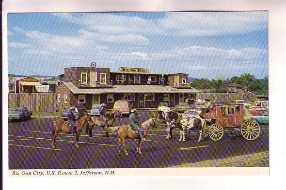 Six Gun City, Cowboys on Horses, Stagecoach Jefferson, New Hampshire, Bromley