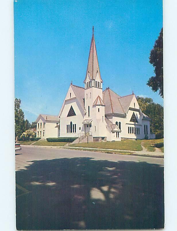 Pre-1980 CHURCH SCENE Hoosick Falls - Near Troy New York NY A9198