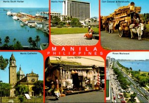 Philippines Manila Multi View Cart Caravan Manila Hotel Quinta Market and Mor...