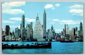 New York City Skyline  Postcard