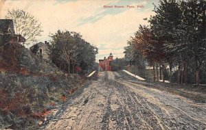 Peru Nebraska Street Scene Vintage Postcard AA8420