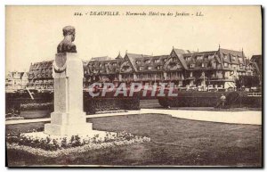 Old Postcard Deauville Normandy Hotel Normandy Hotel Plage Fleurie seen gardens