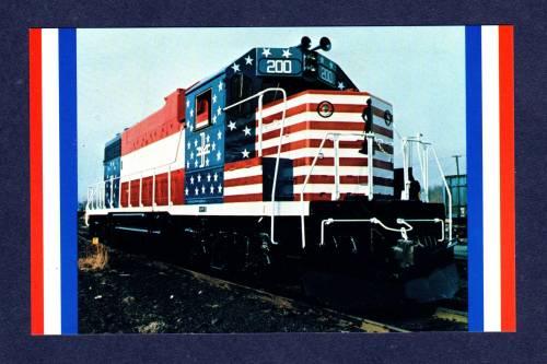 ME Boston & Maine Minuteman Train Railroad RR Postcard