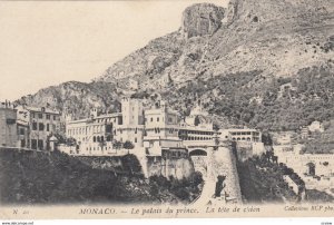 MONACO, PU-1908; Le palais du prince. La tete de chien