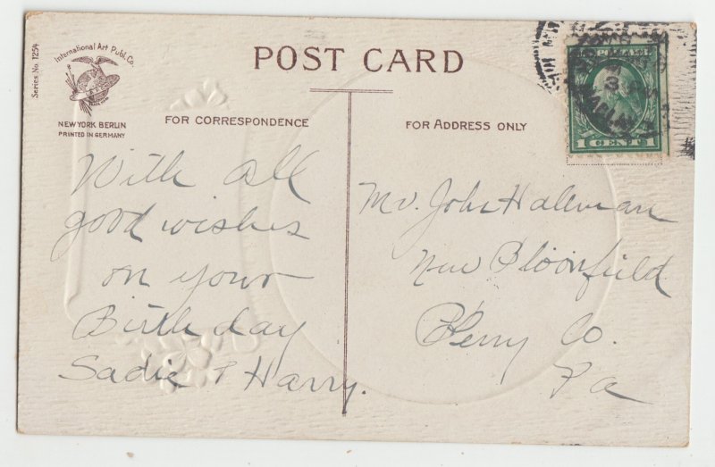 P2633 old postcard killarney irish the natice land of mine