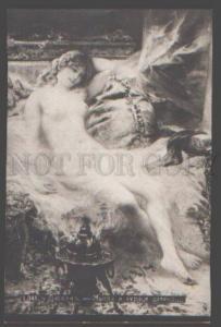 3101213 Semi-NUDE Belly Dancer HAREM on Sofa by DUPENT Vintage