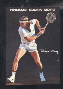 OLYMPIC TENNIS PLAYER BJORN BORK SWEDEN OLYMPICS DONNAY POSTCARD