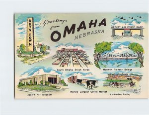 Postcard Greetings from Omaha, Nebraska