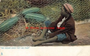 317339-Black Americana, Tuck No 2362, On the Old Plantation,So Near & Yet So Far