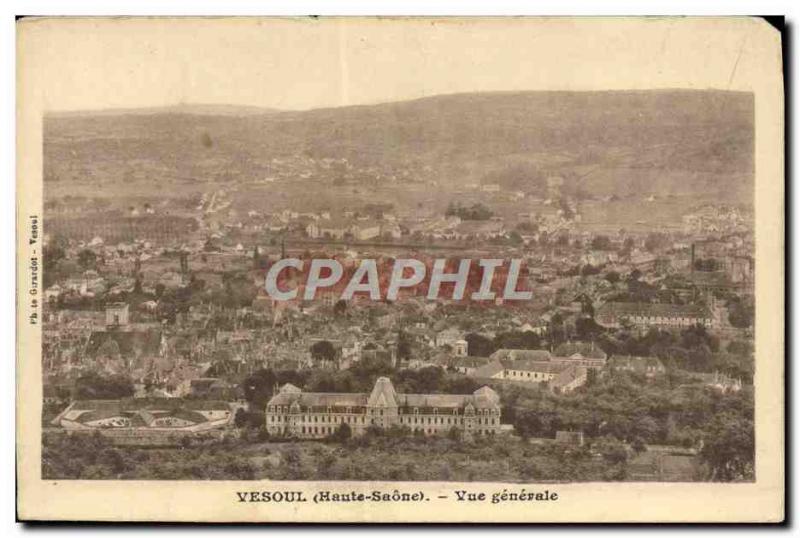 Postcard Old Vesoul Vue Generale