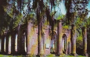 South Carolina Beauford County Ruins Of Sheldon Church