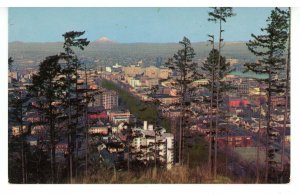 OR - Portland. Aerial View, Mt. St. Helens in Distance