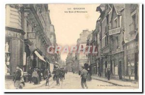 Rennes Old Postcard Rue d & # 39Antrain (animated)