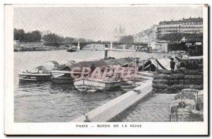 Paris - 1 - Banks of the Seine - Old Postcard