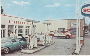 Standard Oil Sohio Gas Station, Parma, Ohio, advertisement 1960's