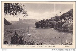 Boats, Nictheroy- Corcovado Mountain From The Cove Of Sao Francisco, Brazil, ...