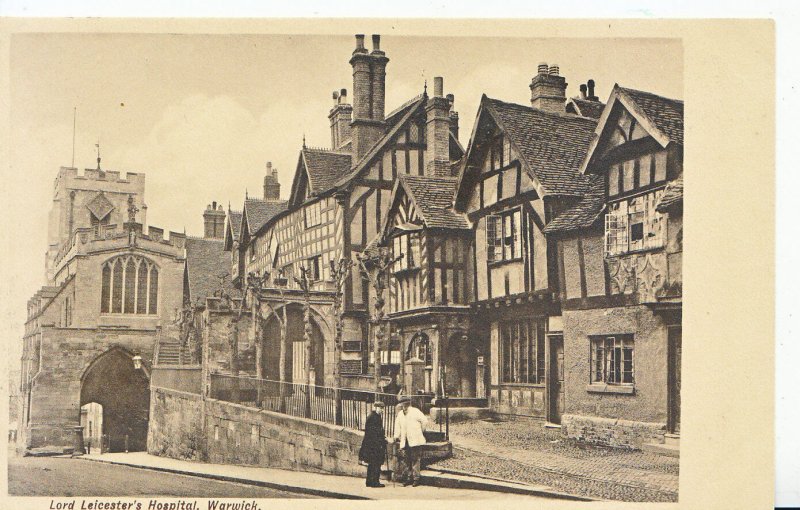 Warwickshire Postcard - Lord Leicester's Hospital    A6571