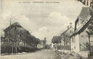 CPA AK Hte-Alsace - UEBERKUMEN - Route de MASSEVAUX (170656)