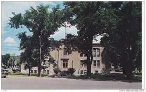 City Hall-Hotel De Ville, Edmundston, New Brunswick, Canada, 40-60s