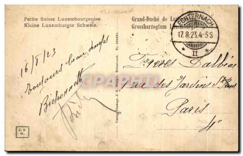 Postcard Old Holey Bei Berdorf Luxembourg