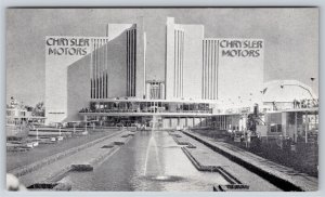 Chicago Illinois~Chrysler Motor Bldg @ Century Of Progress Expo~Vintage Postcard