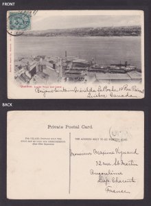 Postcard, CANADA, Quebec, Lower Town and Levis
