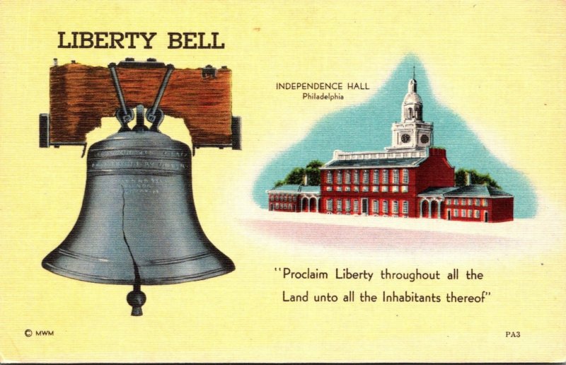 Pennsylvania Philadelphia Independence Hall and Liberty Bell