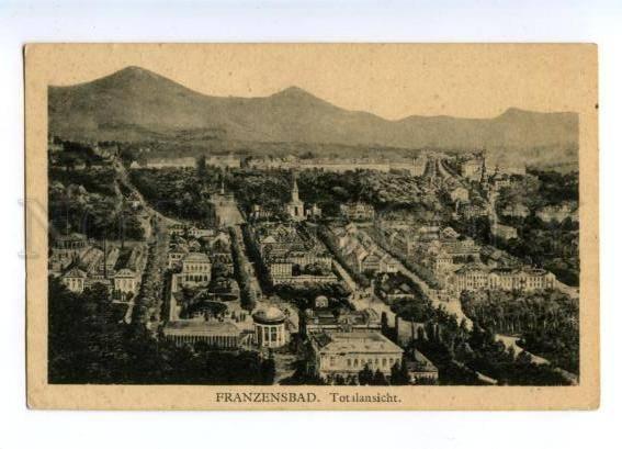 150821 Czech Republic FRANZENSBAD Vintage postcard
