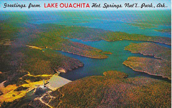 Arkansas Hot Springs Greetings From Lake Ouachita