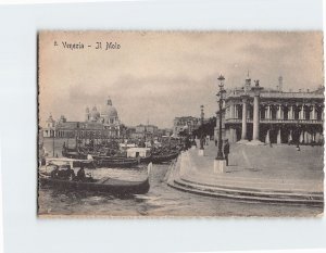 Postcard Il Molo Venice Italy