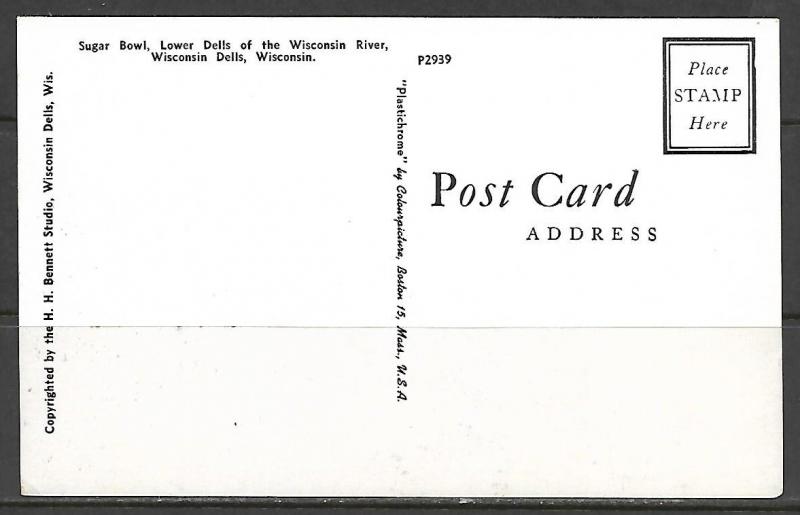 Wisconsin, Lower Dells - The Sugar Bowl - [WI-100]