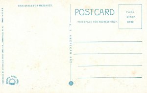 Vintage Postcard Fishing In The Atlantic Ocean End Of Pier Daytona Beach Florida