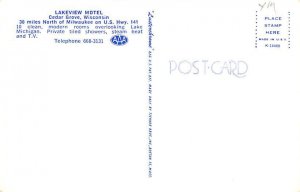 Lakeview Motel  Cedar Grove WI 