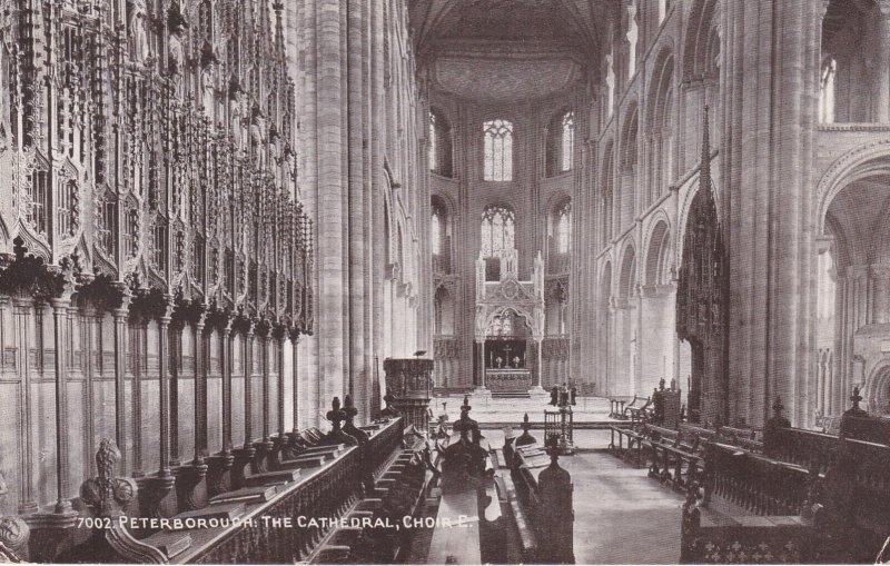 England Peterborough The Cathedral The Choir East