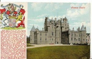 Scotland Postcard - Glamis Castle - Angus - Ref ZZ5521