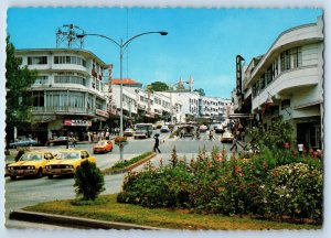 Philippines Postcard Session Road Baguio City National Book Store c1950's