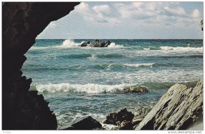 Surf , Cabot Trail , Nova Scotia , Canada , 50-60s