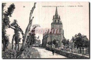 Old Postcard The Church of Minihy Treguier