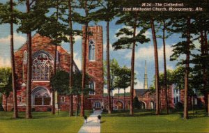 Alabama Montgomery First Methodist Church The Cathedral Curteich