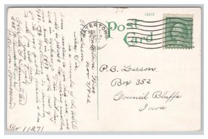 Watertown Wis. Wisconsin High School Postcard c1922 Postmark