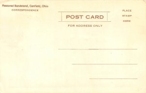 Canfield Ohio 1980-90s Postcard Restored Bandstand 