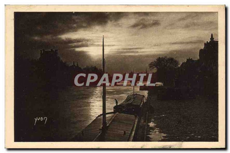 Old Postcard Paris Seine Quai d'Orsay