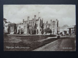 Dorset HIGHCLIFFE CASTLE c1906 Postcard by M.J.R.B.