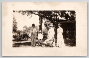 Portland OR Munson Ericksons Family c1914 Signe Billie Kingsbury CA Postcard J38