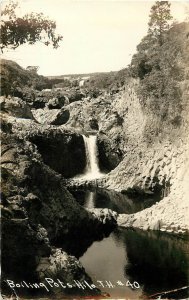 RPPC Postcard; Boiling Pots Waterfalls, Hilo T.H. #40, Posted 1935