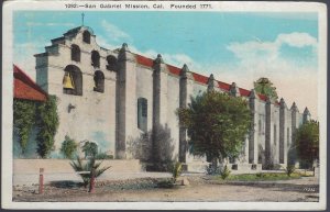 SAN GABRIEL MISSON FOUNED 1771 CALIFORNIA