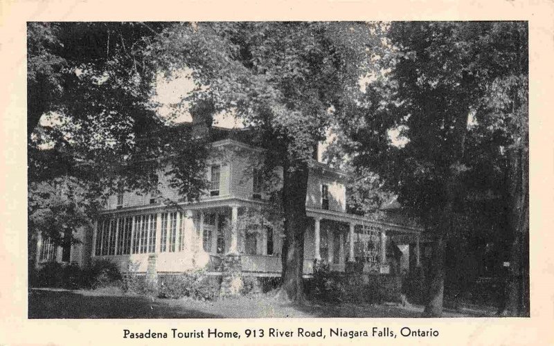 Pasadena Tourist Home Niagara Falls Canada postcard